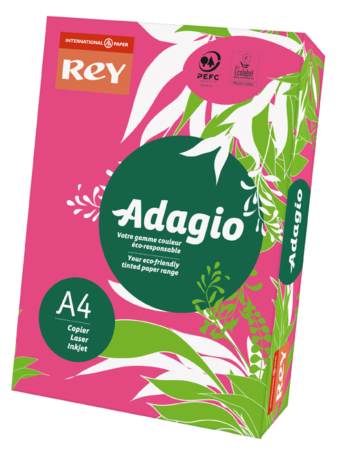 A4 80gsm Adagio Fuchsia Paper - WL Coller Ltd